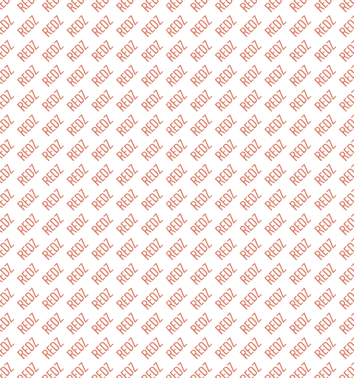 Pattern of 'REDZ' text repeated on a white background