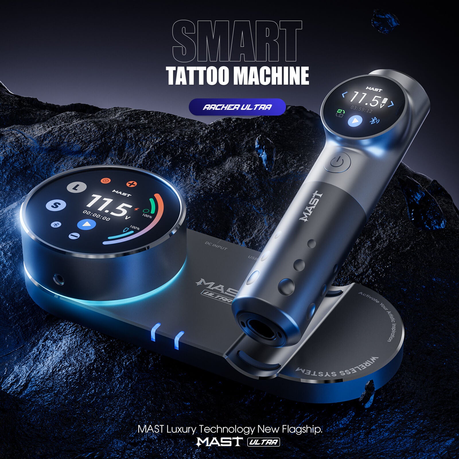 Dragonhawk Wireless Machine - Mast Archer Ultra – Redz Tattoo Supply