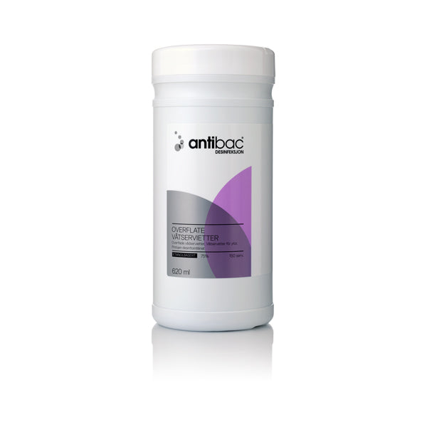Antibac Overflate Våtservietter 75%