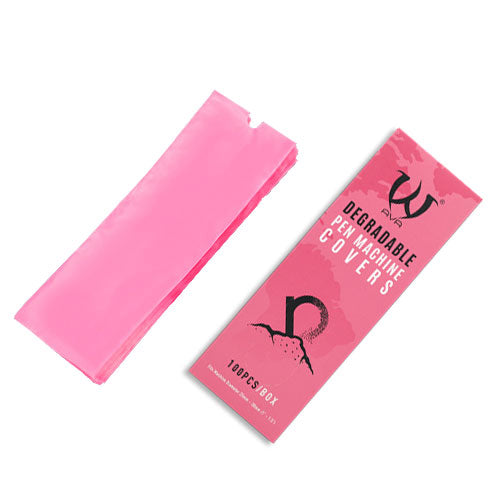 Degradable Pink Pen Machine Sleeves