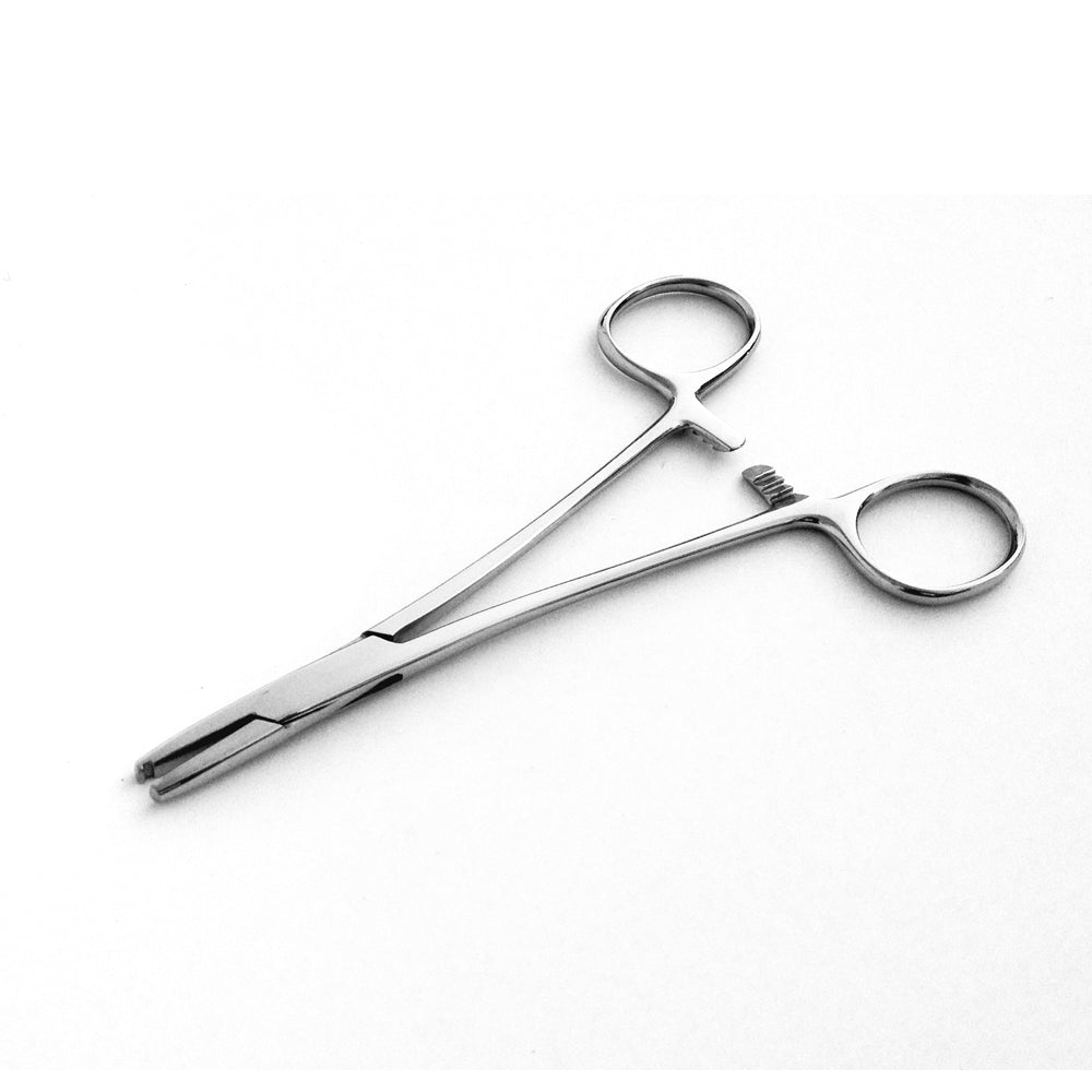 Dermal Anchor Forceps Notched-Tip