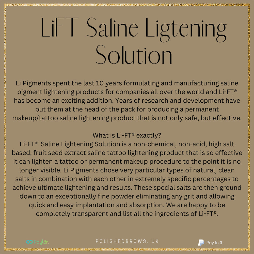 Li-FT Saline Solution