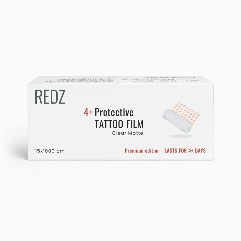 REDZ 4+ Protective Tattoo Film – Premium Clear Matte
