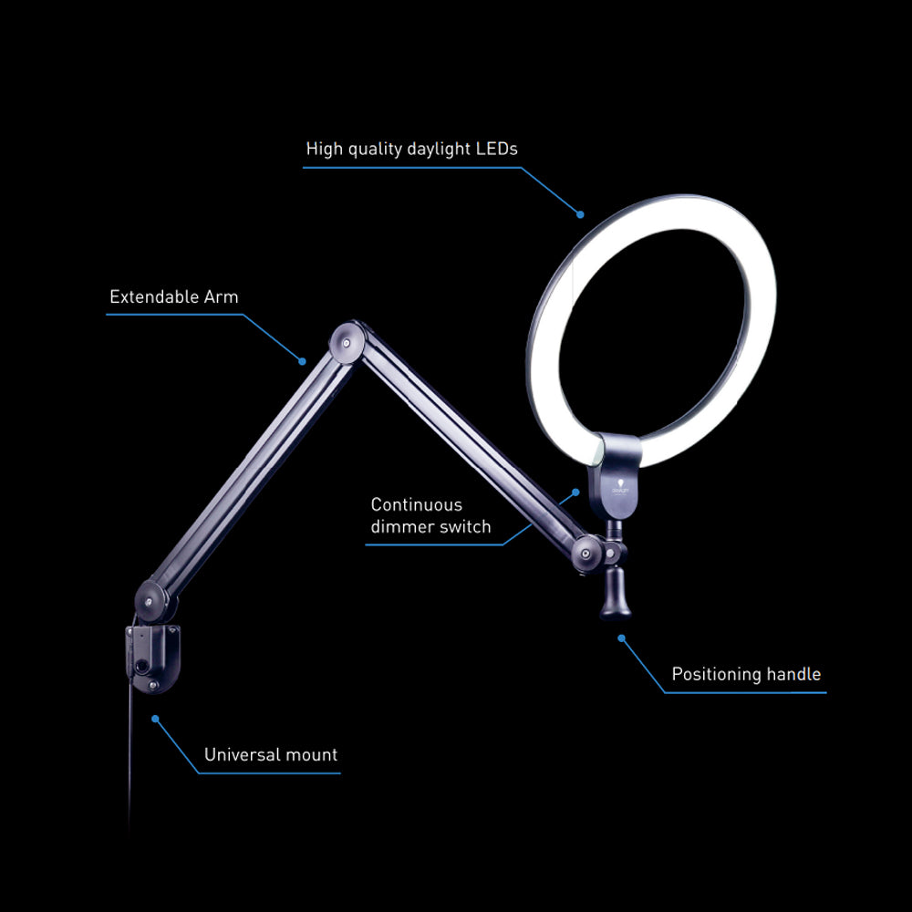 Aura On Arm - Ring Lamp