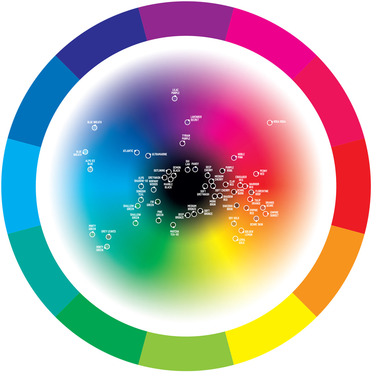 Color Wheel - Kuro Sumi Imperial