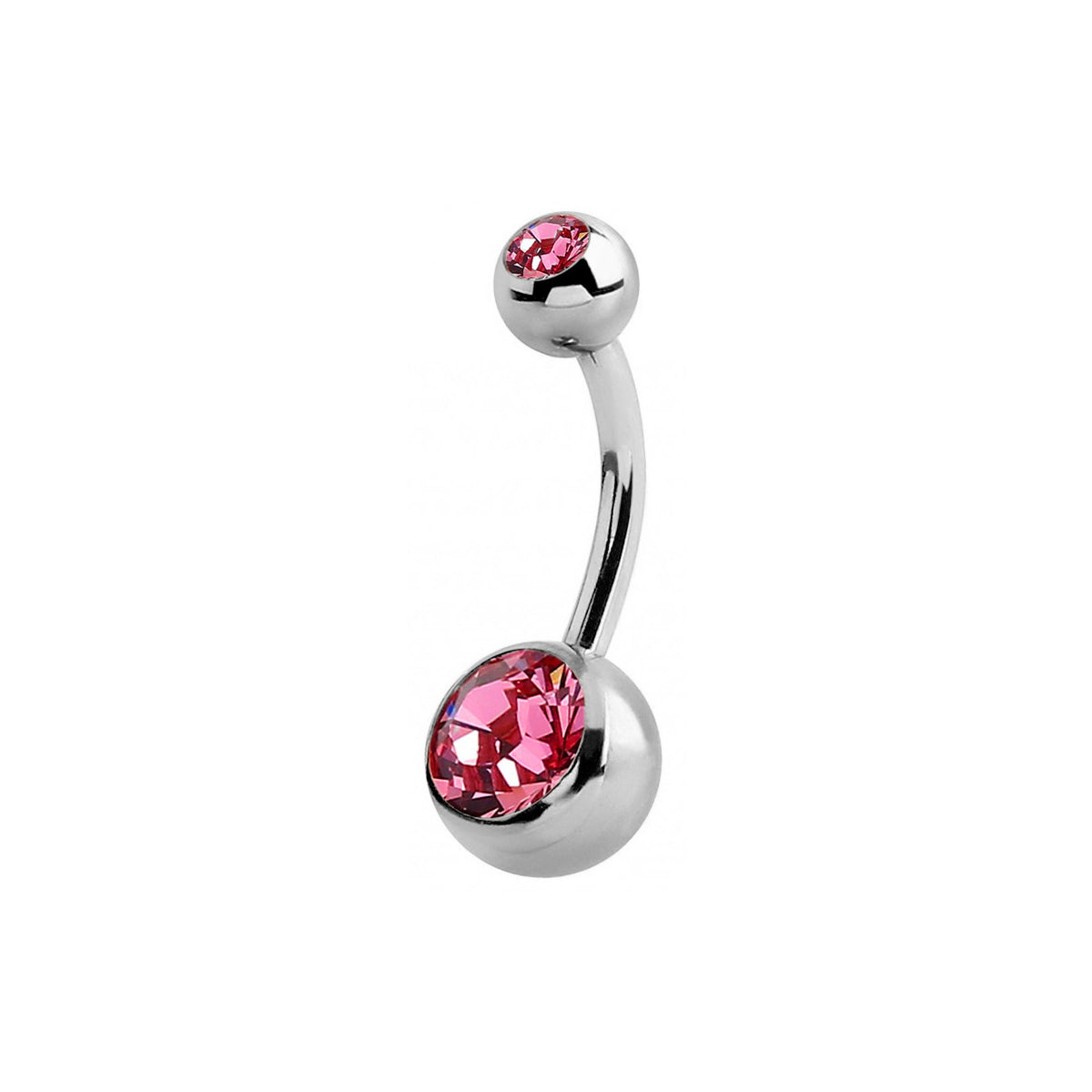 Dobbel--Jewelled-Navel-banana-pink