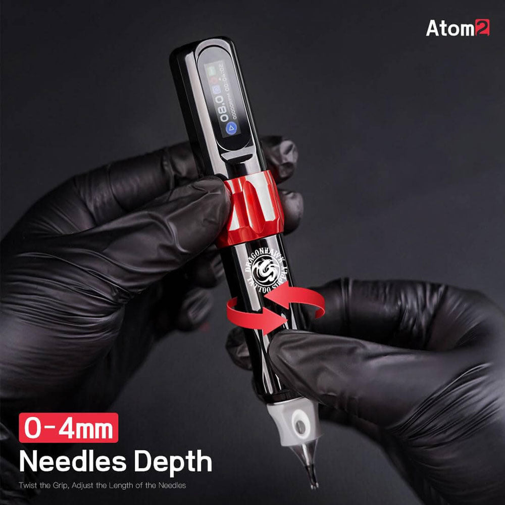 Dragonhawk atom 2 wireless needle depth 0-4mm