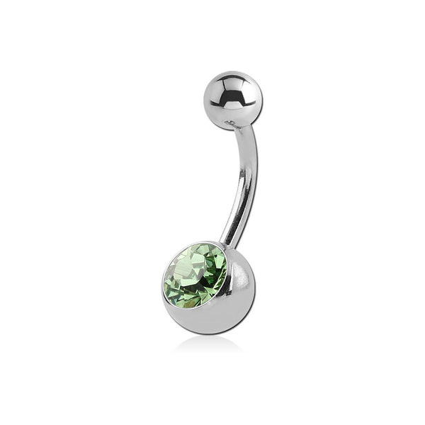Titanium Jewelled Navel Banana - 10 pcs