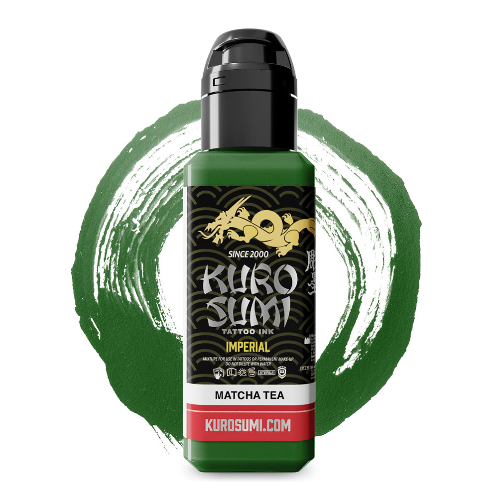 Kuro Sumi Imperial Tattoo Ink - Matcha Tea v2 44ml