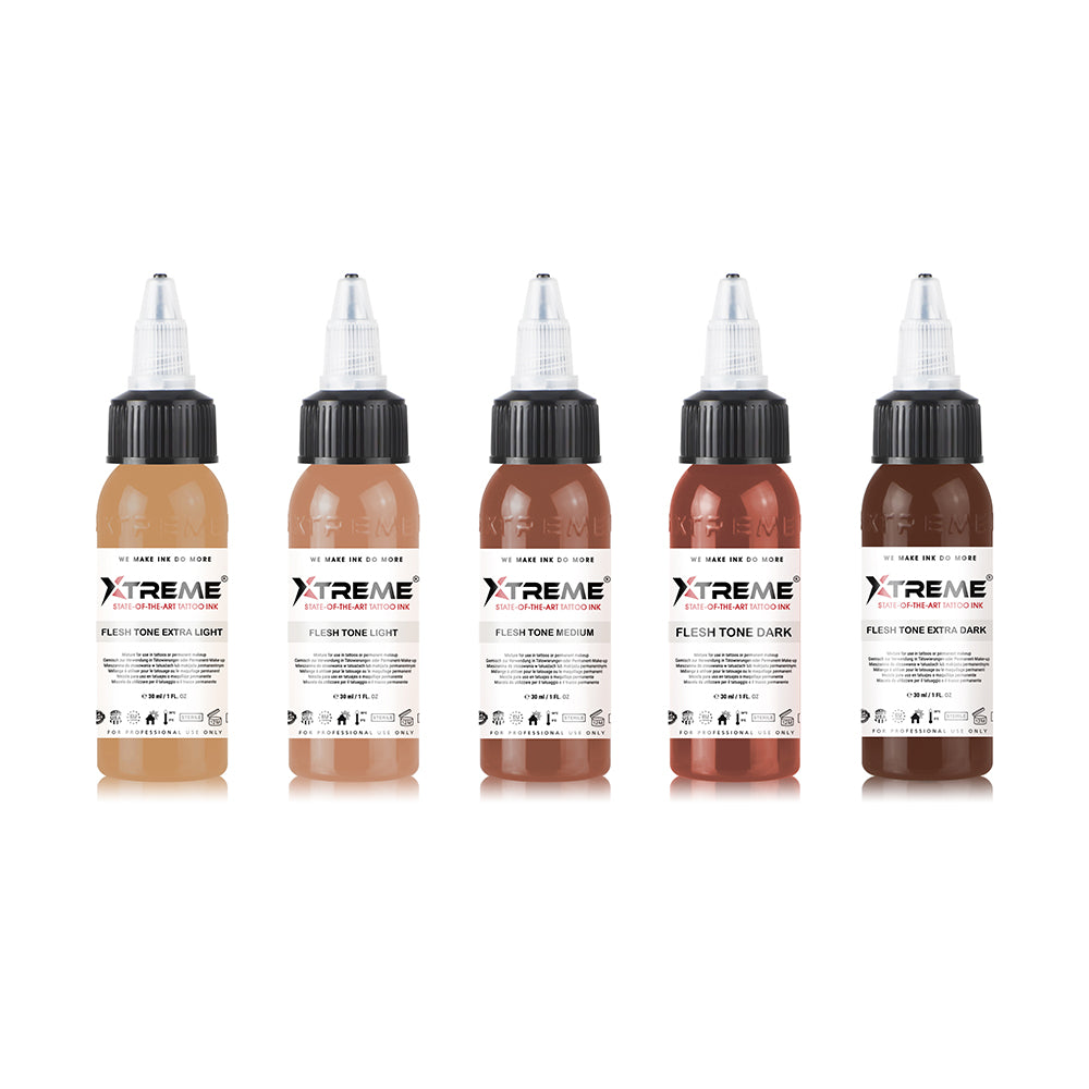 Xtreme Ink Flesh Tone Set