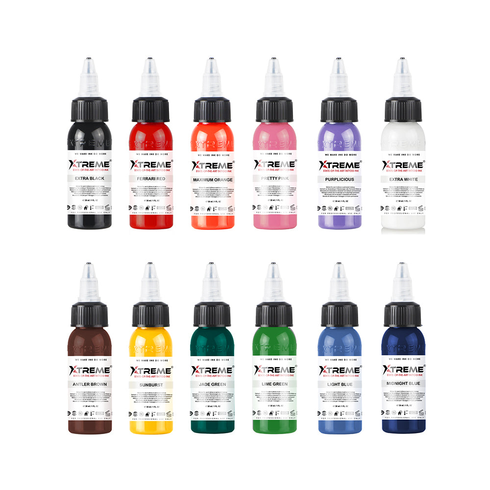 Xtreme Ink 12 Colors Set