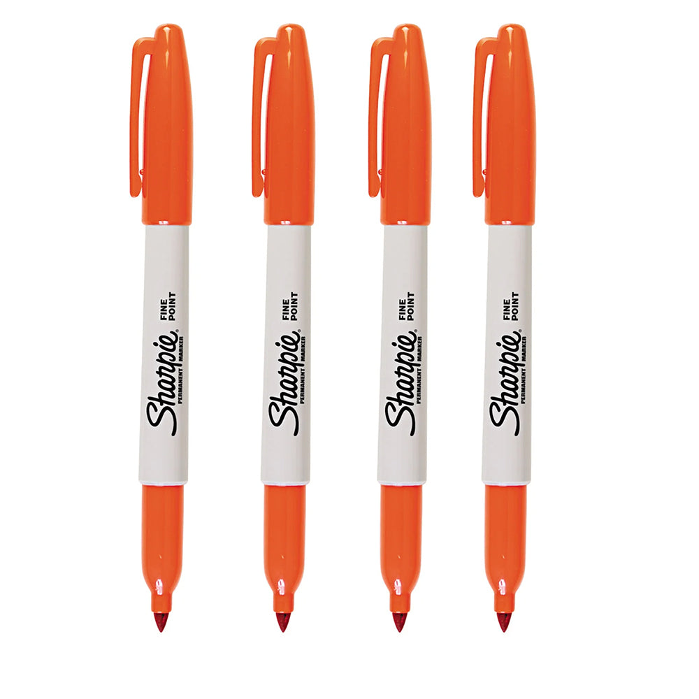 Sharpie Skin Marker Fine Point - Orange 4 Pcs
