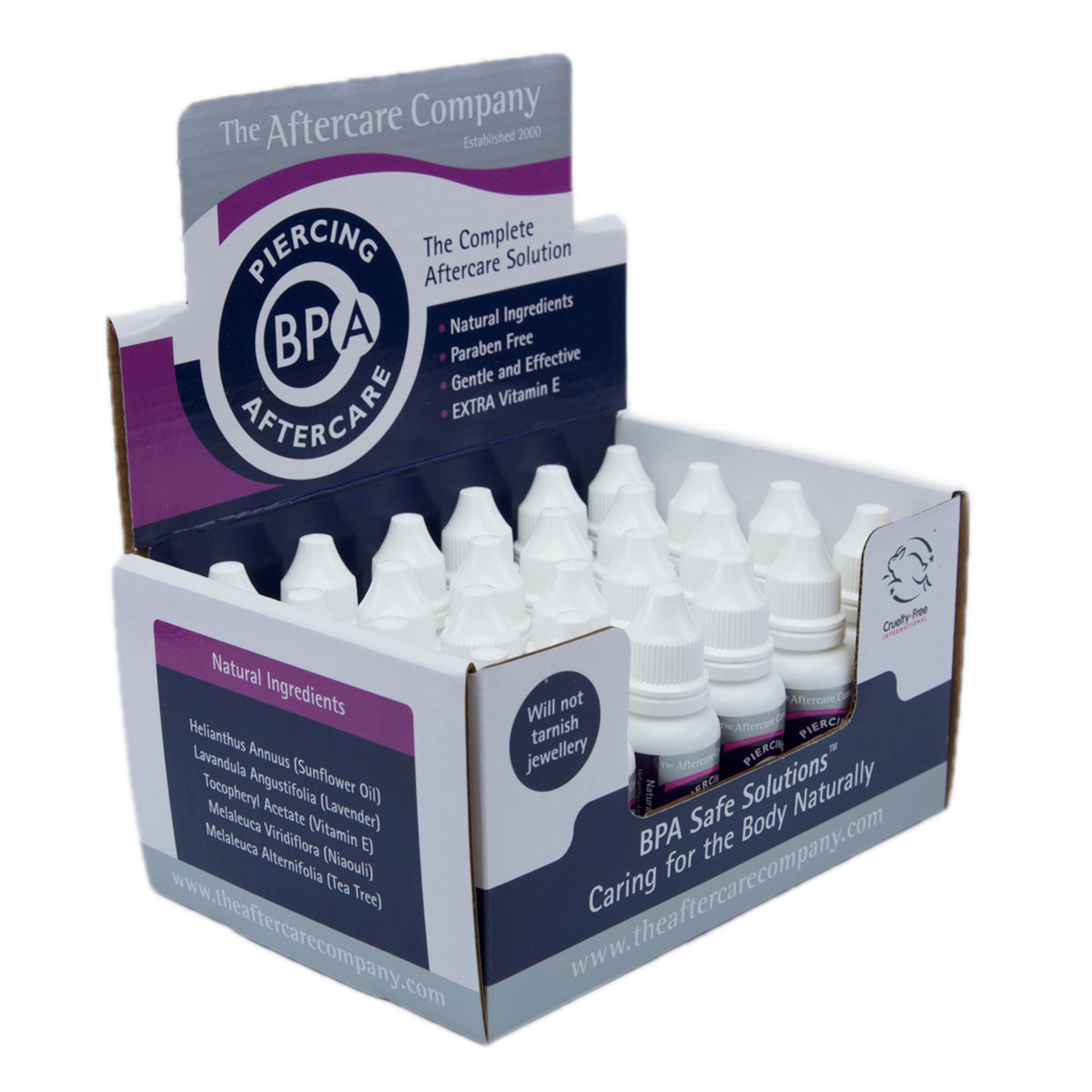 Piercing Aftercare 10ml x 24stk