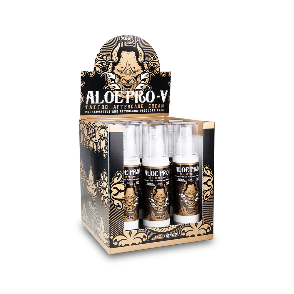 Aloe Tattoo Pro-V Aftercare Cream Display
