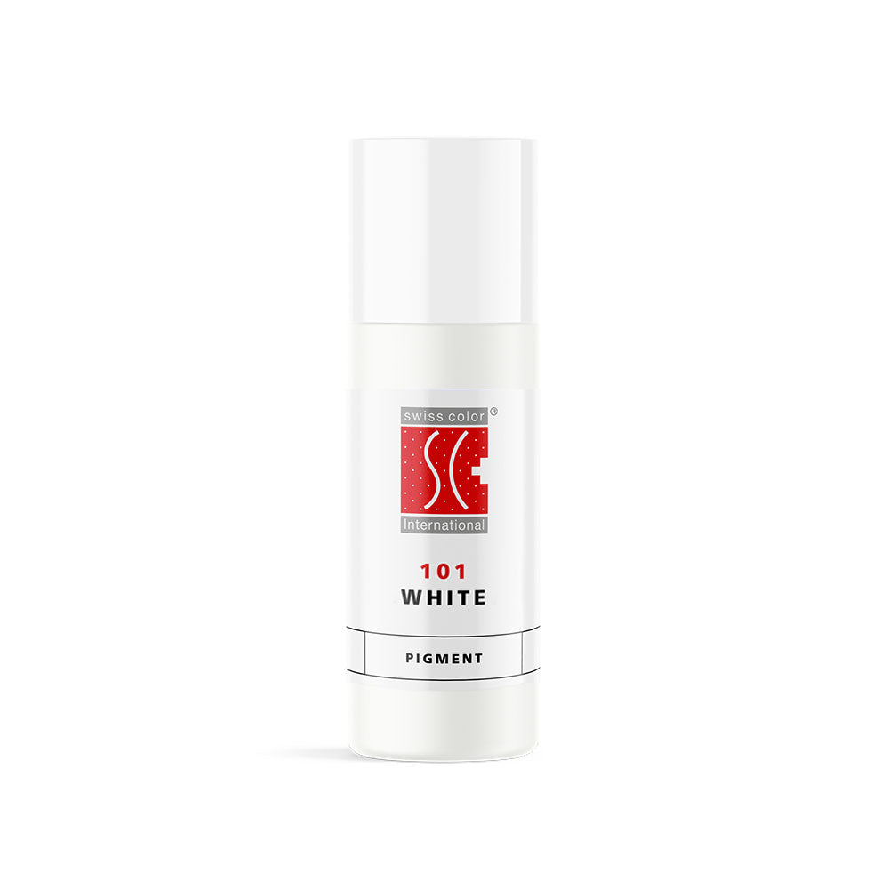 Swiss Color 101 white pigment bottle 5 ml – pigment for PMU.