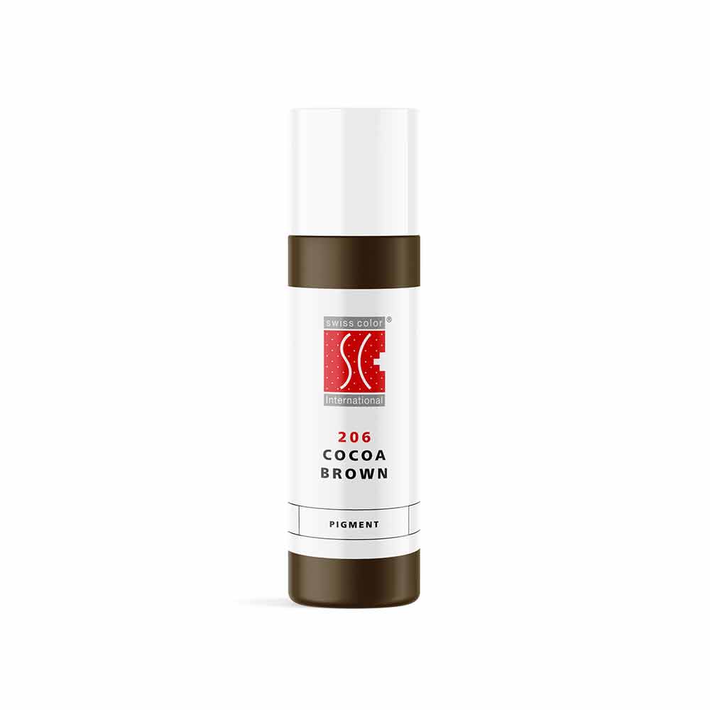 Swiss Color 206 Cocoa Brown Brow Pigment Bottle 10 ml