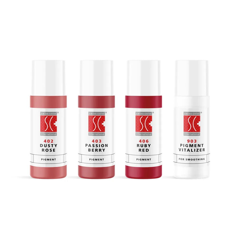 Swiss Color – Lip Pigments Set – 4 x 5 ml