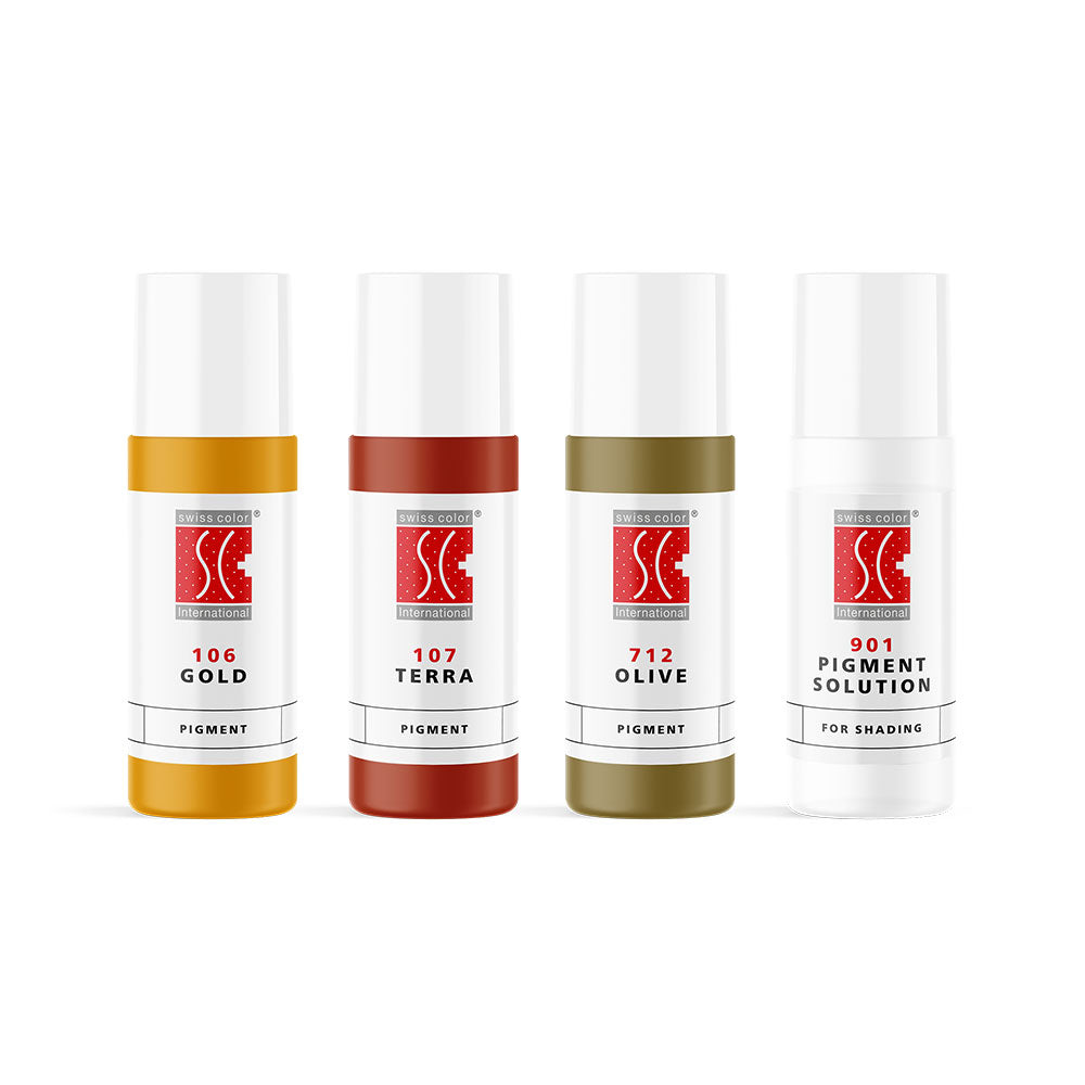 Swiss Color 700_CO Color Correction Pigment Set Bottles 5 ml