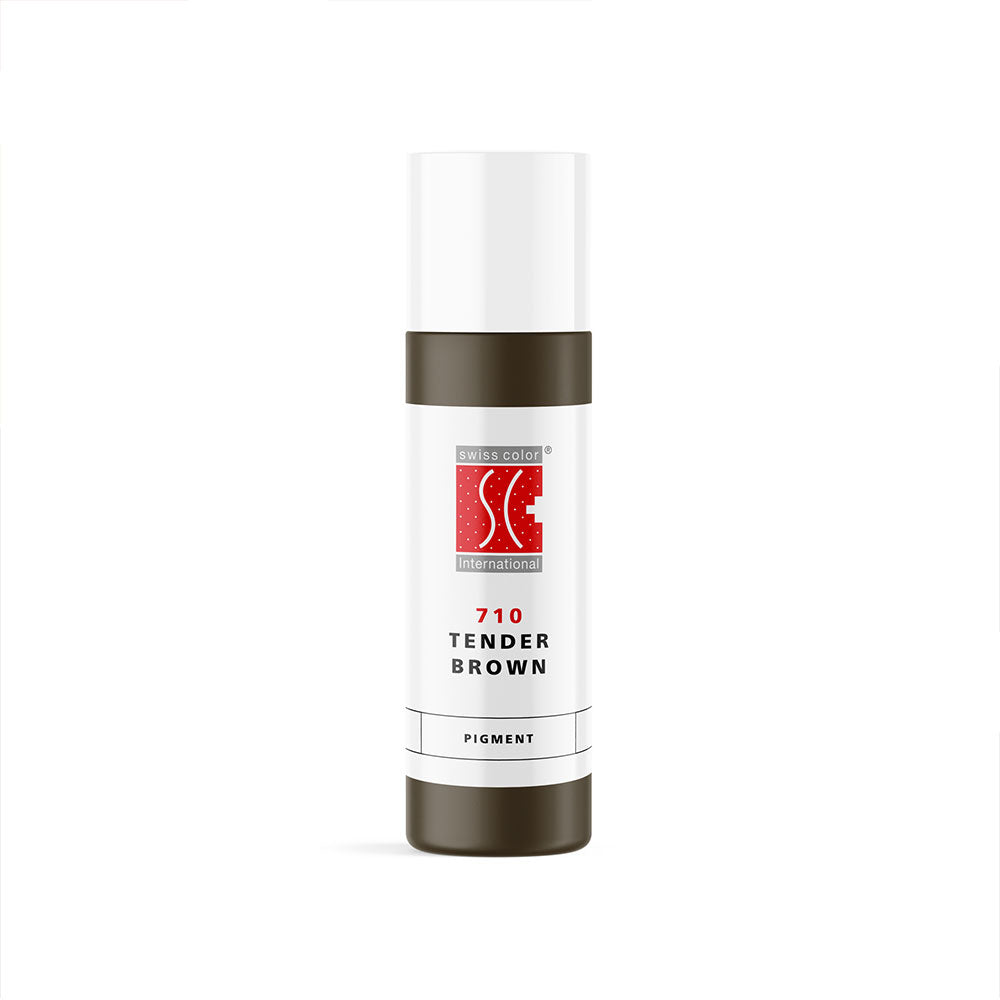 Swiss Color 710 Tender Brown Brow Pigment Bottle- 0-ml
