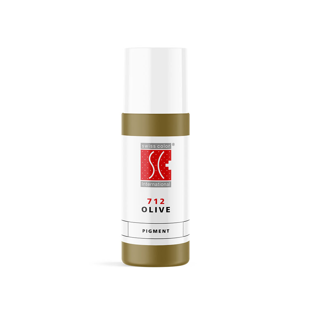 Swiss Color 712 Olive Mixing Pigment Bottle 5 ml