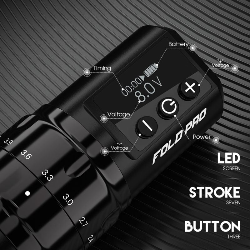 Mast Fold Pro Wireless Battery Tattoo Power Supplies