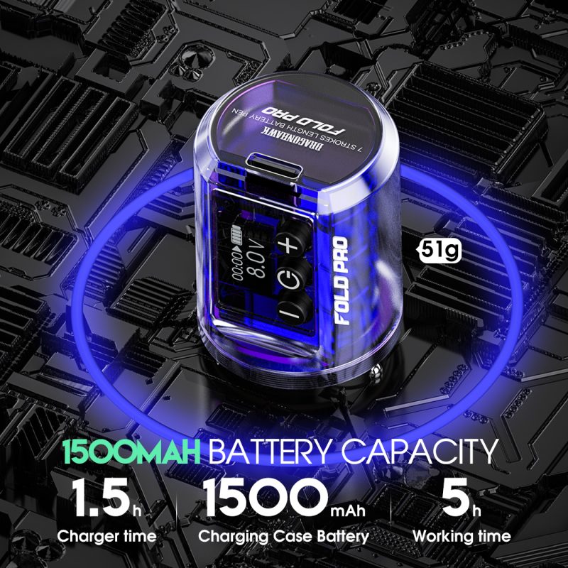 Mast Fold Pro Wireless Battery Tattoo Power Supplies