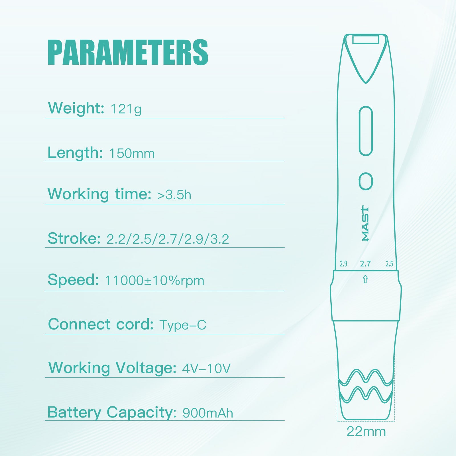 Dragonhawk Mast P60 Wireless PMU Pen