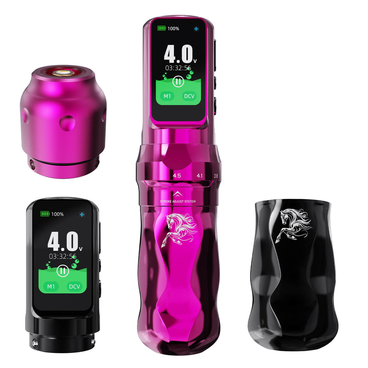 Dragonhawk Fold Pro Year of the Horse Tattoo Machine