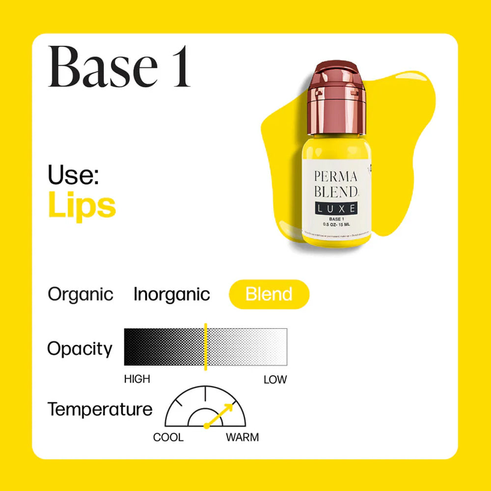 Perma Blend Luxe PMU Ink - Base 1 (Yellow)