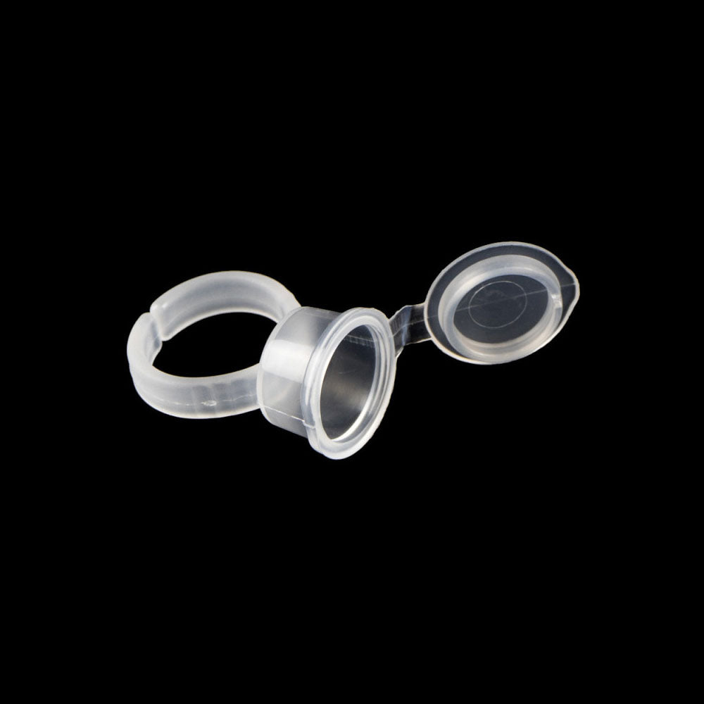 Ink cups - Finger ring lockable 11 mm / 50pcs
