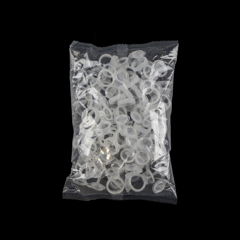 Ink cups - Finger ring lockable 11 mm / 50pcs