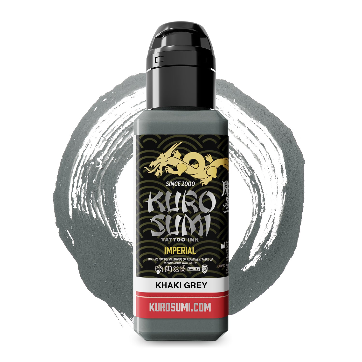 Kuro Sumi Imperial Khaki Grey