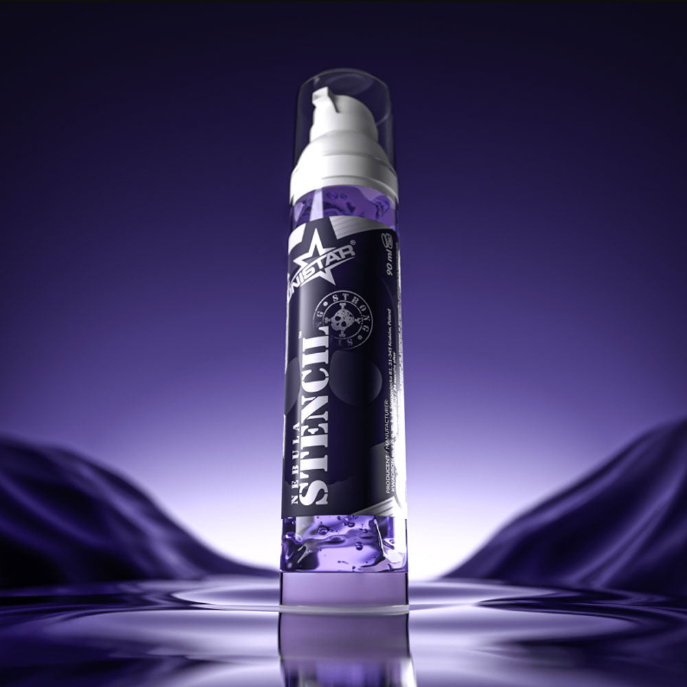 nebula stencil gel 90 ml dark background standing up