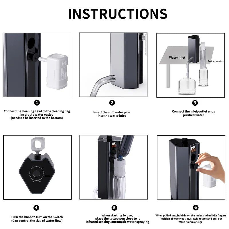 needle washer instructions