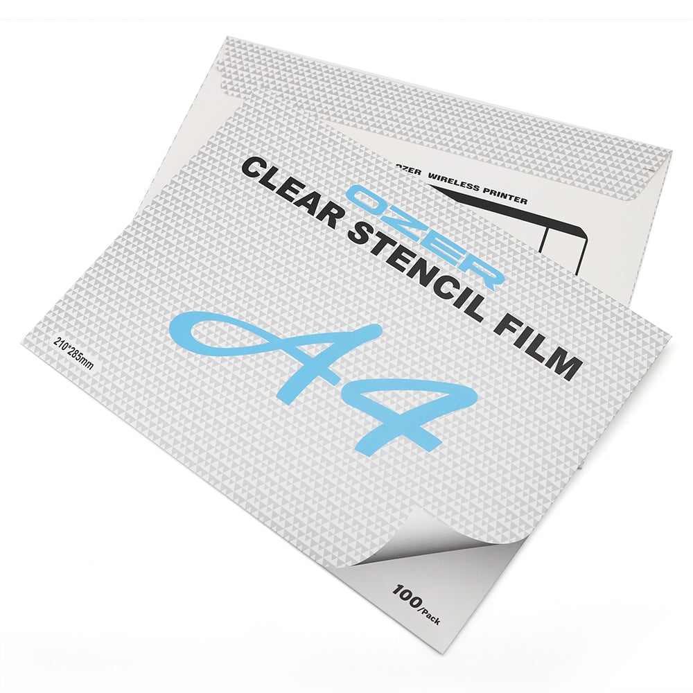 OZER Clear Stencil Film A4 (100 Sheets)