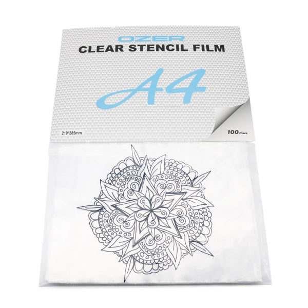 OZER Clear Stencil Film A4 (100 Sheets)