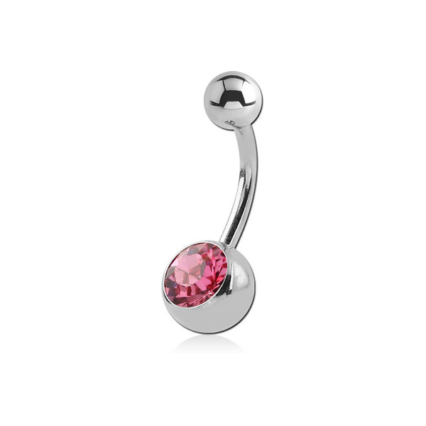 316L Jeweled Navel Banana - 10 pcs