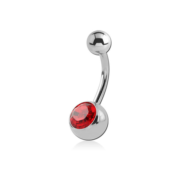 316L Jeweled Navel Banana - 10 pcs