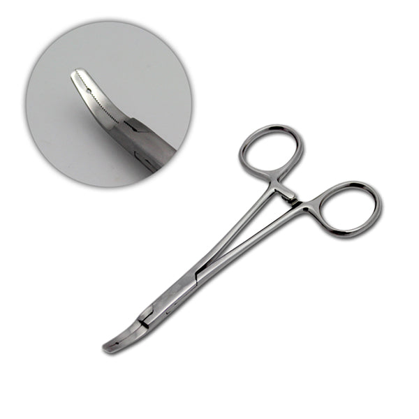 Dermal Anchor Slim Forceps w/ hole