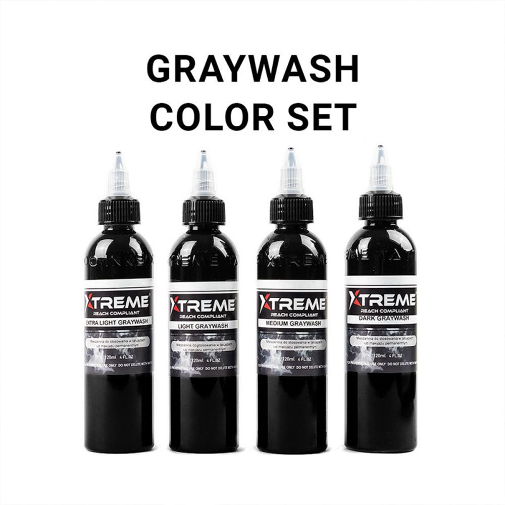 xtreme ink graywash 4 inks 120ml reach compliant
