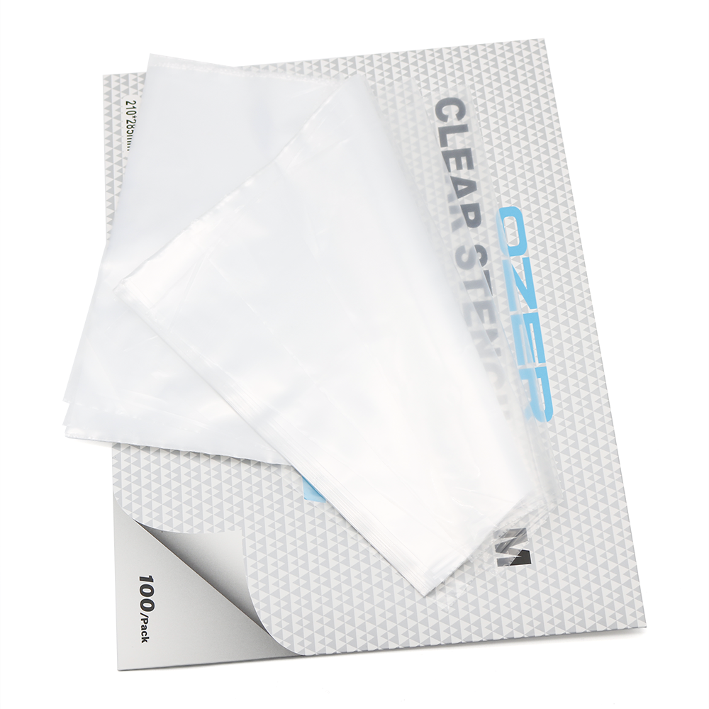 ozer clear stencil film clear sheets